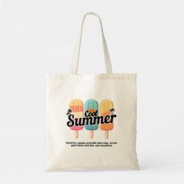 Cool Summer Rainbow Popsicle Canvas tas
