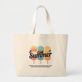 Cool Summer Rainbow Popsicle Canvas tas