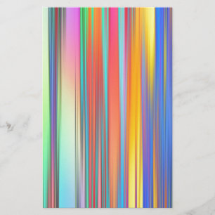Cool Summer Stripes Briefpapier