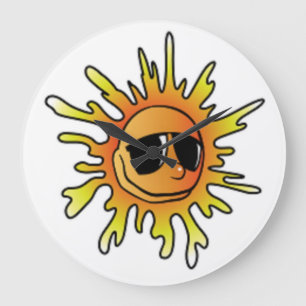 COOL SUMMER SUN GROTE KLOK