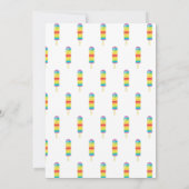 Cool Summer Sun Splash Pool First Birthday Kaart (Achterkant)