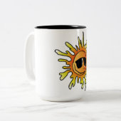 COOL SUMMER SUN TWEEKLEURIGE KOFFIEMOK (Voorkant links)