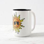 COOL SUMMER SUN TWEEKLEURIGE KOFFIEMOK (Voorkant rechts)