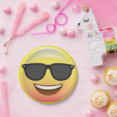 Cool Summer Sunglazen Emoji Party Bord (Feest)
