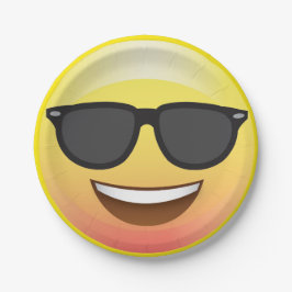 Cool Summer Sunglazen Emoji Party Bord