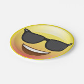Cool Summer Sunglazen Emoji Party Bord (Gekanteld)