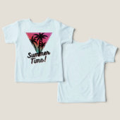 Cool Summer Vibes Shirt (Ontwerp Voorkant & Achterkant)
