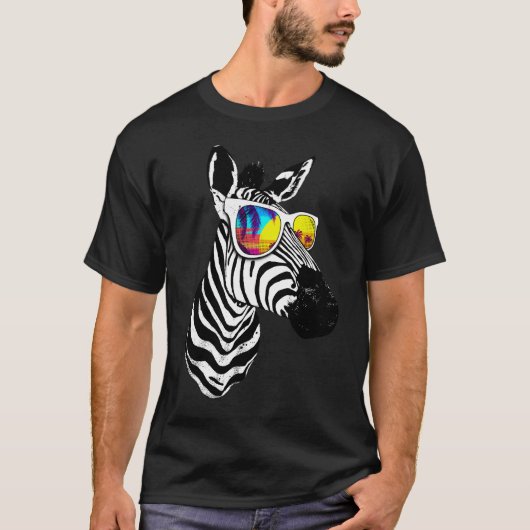 Cool summer zebra t-shirt (Voorkant)