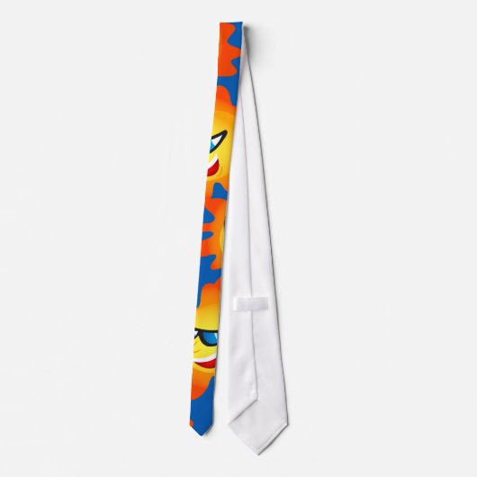 Cool Sun-behangpapier Stropdas (Achterkant)