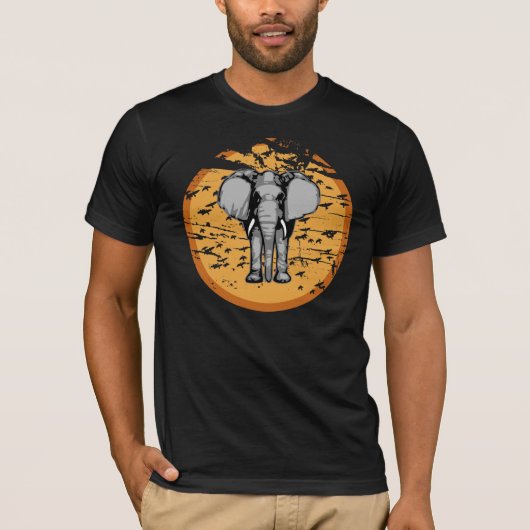 Cool Sun en Elephant T-shirt (Voorkant)