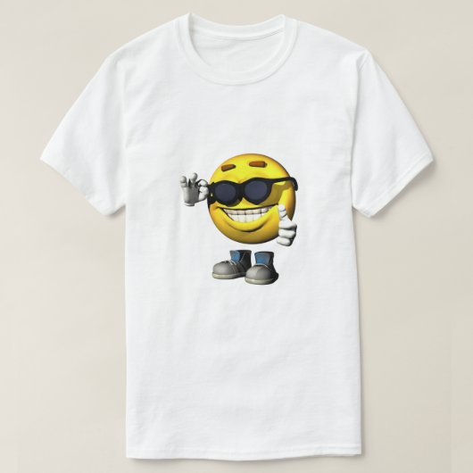 Cool Sun Face T Shirt (Design voorkant)