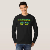 Cool Sunbries Californian Summer Palm Trees Cali T-shirt (Voorkant volledig)