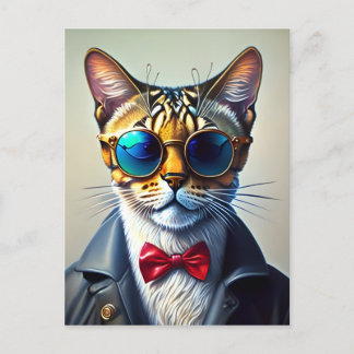 Cool Sunglass Cat # 2 Briefkaart