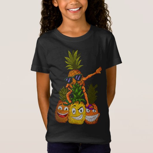 Cool Sunglasses Exotic Summer Fruit Funny Dabbing T-shirt (Voorkant)