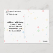 Cool Sunglazen Emoji Briefkaart (Achterkant)