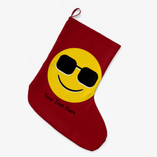 Cool Sunglazen Emoji Guy Grote Kerstsok