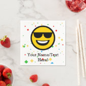 Cool Sunglazen Emoji Servet (Insitu)