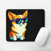 Cool Sungles Corgi Gift Boys Girls Women Men  Muismat (Met muis)