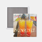 Cool Sunrise Magnet! Magneet (Voorkant / Achterkant)