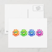 Cool Suns Briefkaart (Voorkant / Achterkant)