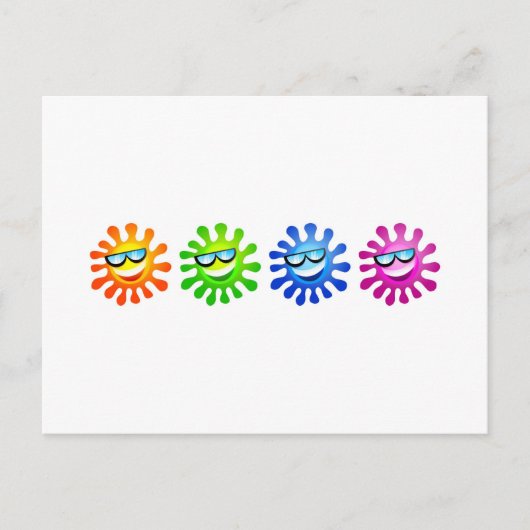 Cool Suns Briefkaart (Voorkant)