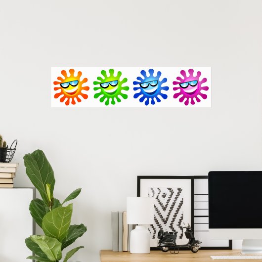 Cool Suns Poster (Thuiskantoor)