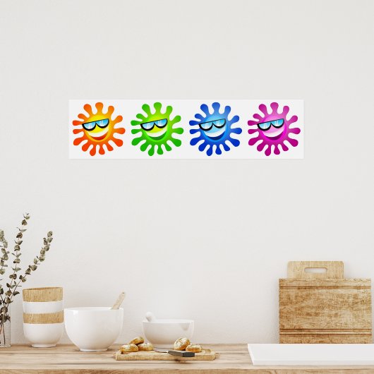 Cool Suns Poster (Keuken)