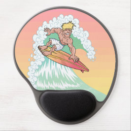 Cool Sunset Surfer Gel Muismat