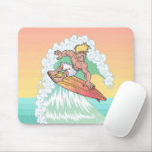 Cool Sunset Surfer Muismat (Met muis)