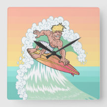 Cool Sunset Surfer