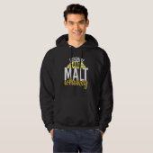 Cool Sunshine and Malt Whiskey Life Whiskey Hoodie (Voorkant volledig)