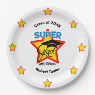 Cool Super Afstudeerder Logo - Personaliseer Naam  Papieren Bordje