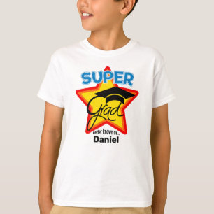 Cool Super Afstudeerder Logo - Personaliseer Naam T-shirt