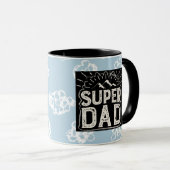 Cool Super Dad Coffee Mok (Voorkant rechts)