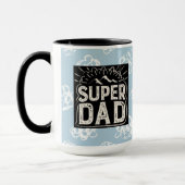 Cool Super Dad Coffee Mok (Links)