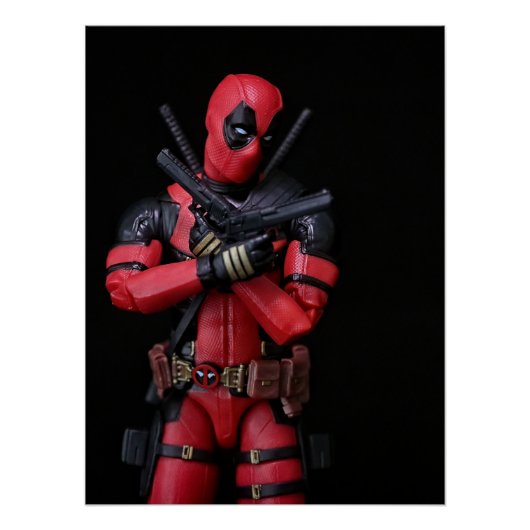 Cool Super Hero Speelgoed Fotografie ontwerp Perfect Poster (Voorkant)