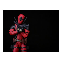 Cool Super Hero Speelgoed Fotografie ontwerp Perfect Poster