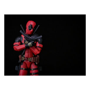 Cool Super Hero Speelgoed Fotografie ontwerp Perfect Poster