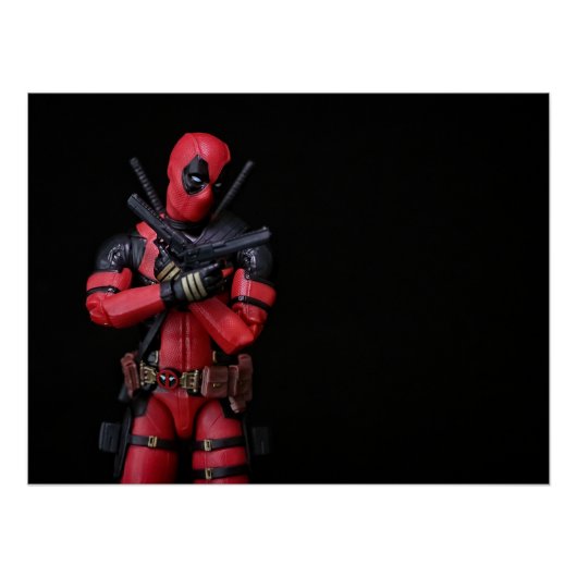 Cool Super Hero Speelgoed Fotografie ontwerp Perfect Poster (Voorkant)