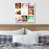 Cool Super mam 8 Foto Collage gepersonaliseerd Canvas Afdruk (Insitu (Slaapkamer))