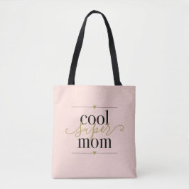 Cool Super mam Modern Elegant Blush Roze Tote Bag