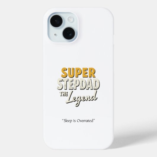 Cool Super Step Dad the Legend Phone Case Dad Gift (Achterkant)