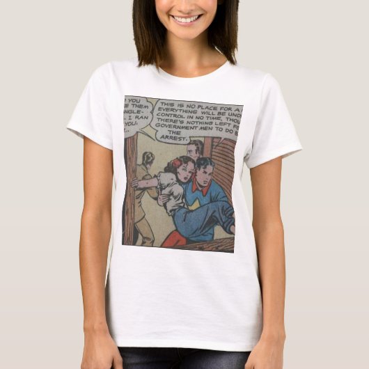 Cool superheld comic t-shirt (Voorkant)