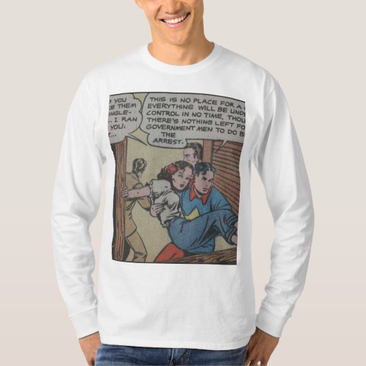 Cool superheld comic t-shirt (Voorkant)