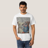 Cool superheld comic t-shirt (Voorkant volledig)