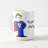 Cool Superheld Koffiemok (Voorkant links)