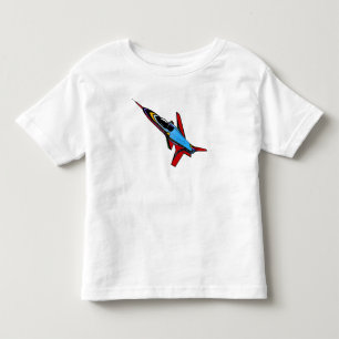 Cool supersonic Jet-Fighter Design for Kids Kinder Shirts