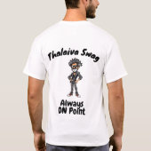 Cool Superstar Rajnikanth T-shirt (Achterkant)