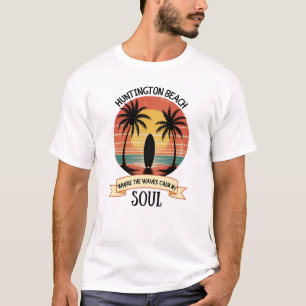 Cool Surfen Gezegde Tropical Sunset Oceaan grafiek T-shirt