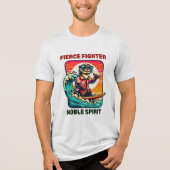 Cool Surfen Otter in Hawaiian Shirt (Voorkant)